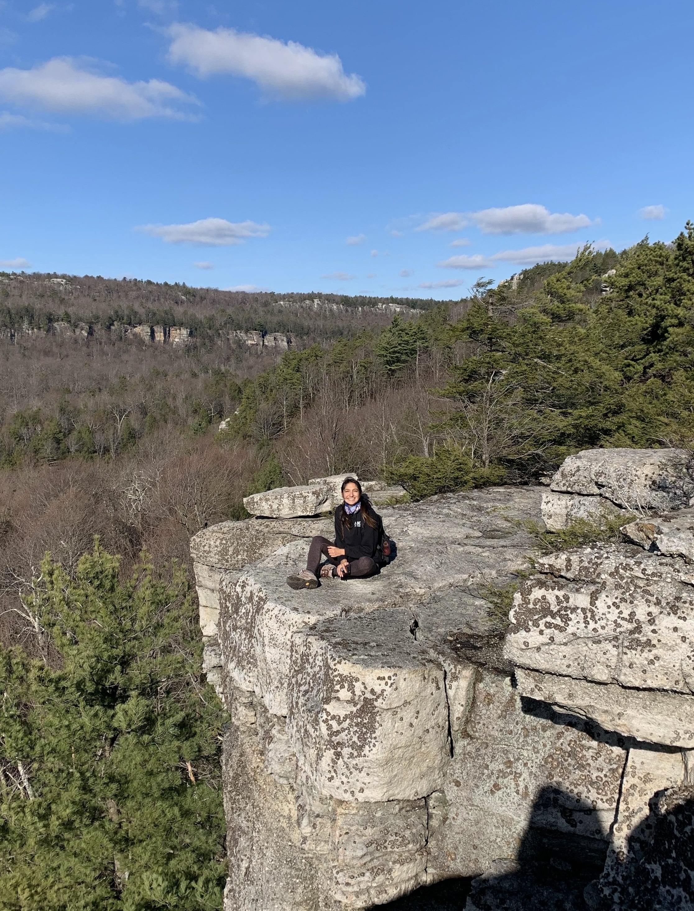 julie hiking