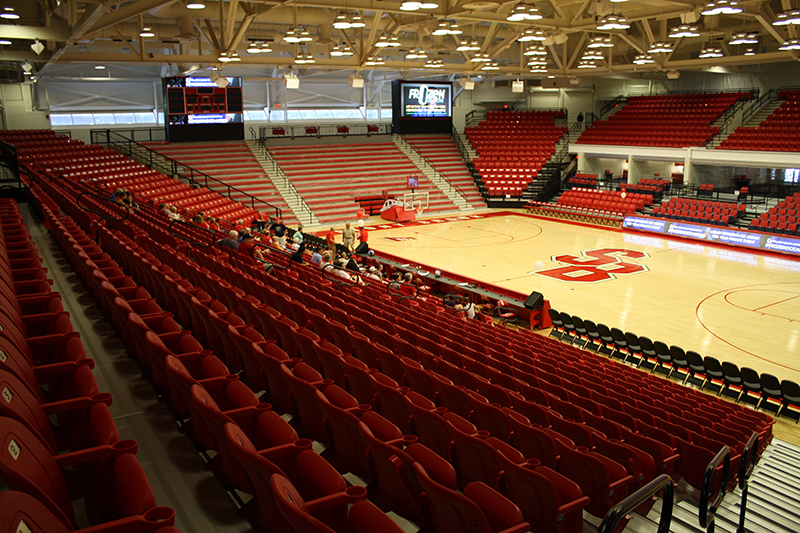 Island Federal Sports Arena Basketball Court Sideview