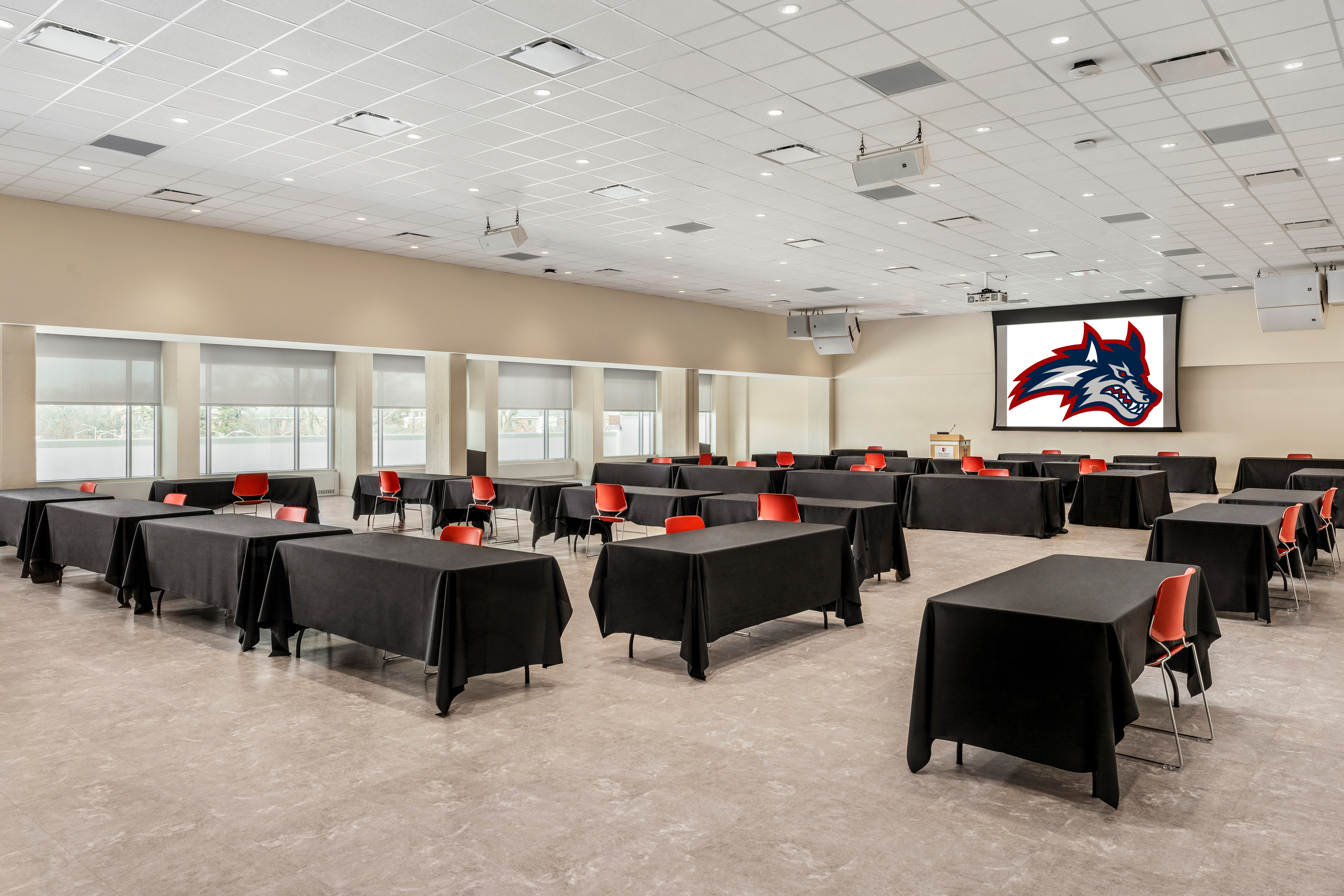 Interior of a meeting room