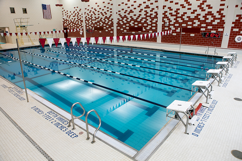 University Pool Ribbon Cutting