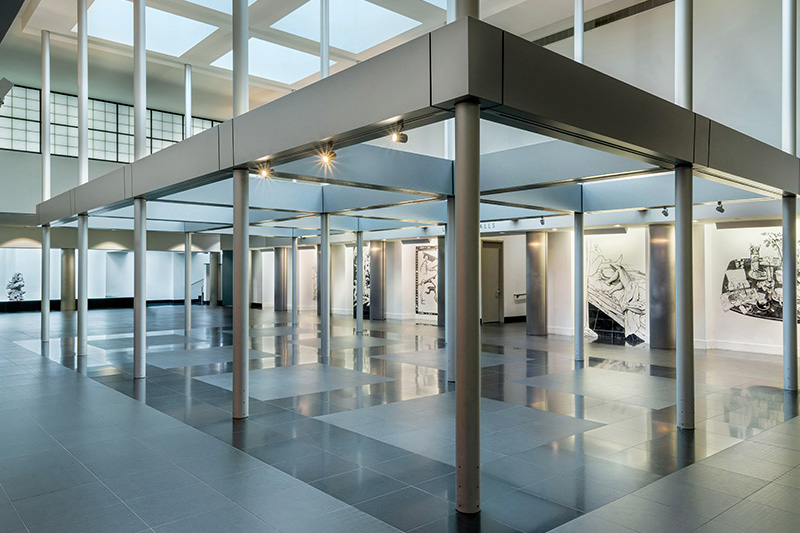 Wang Center Theater Lobby View One