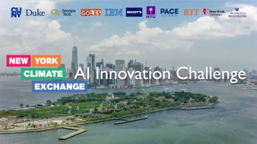 NY Climat eExchange AI Innovation Challenge Banner