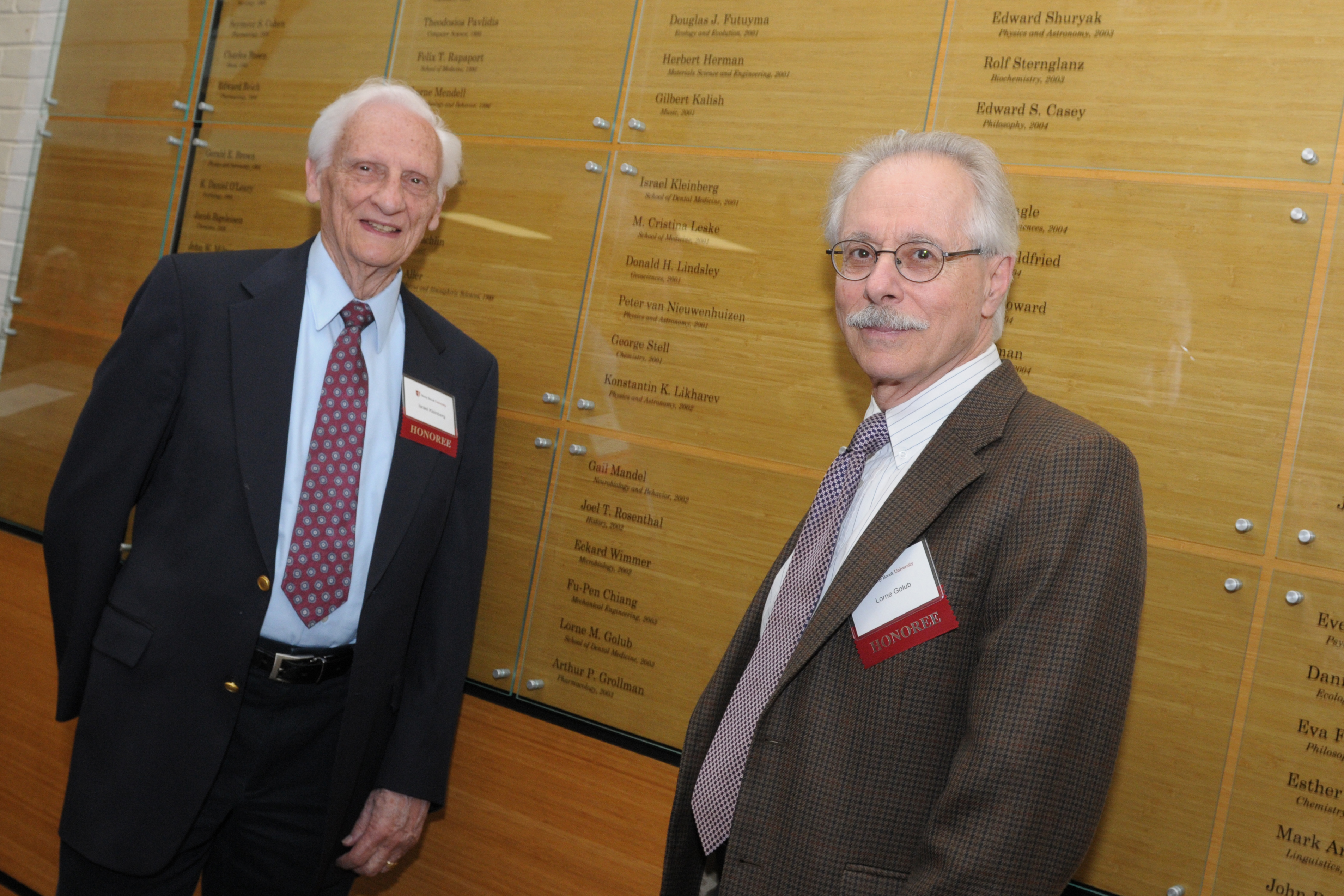 Dr. Golub with Dr. Kleinberg