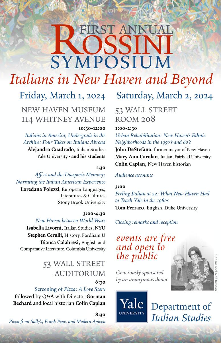 Rossini Symposium Program