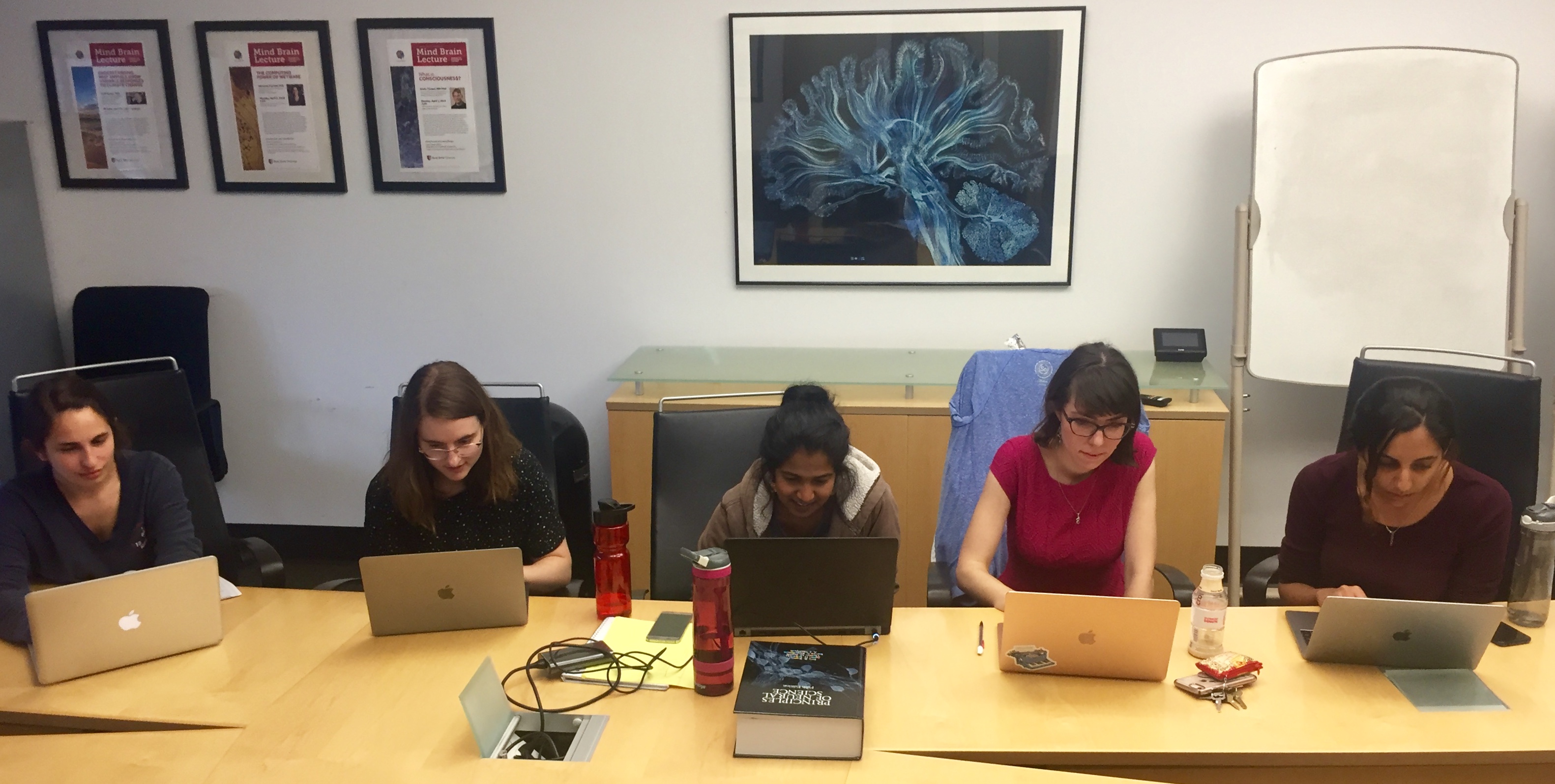 Students in conference room