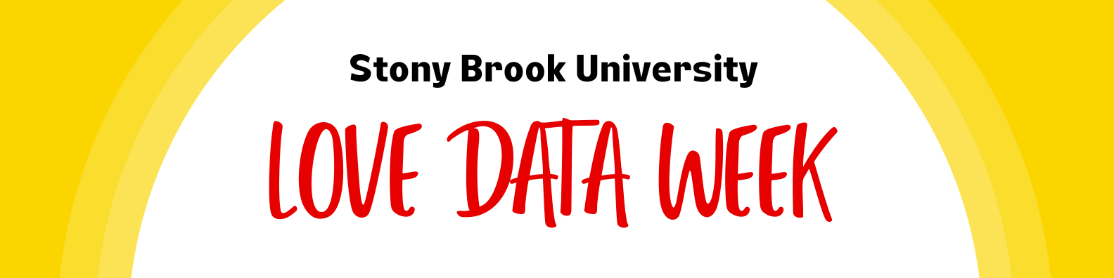 SBU Love Data Week Banner