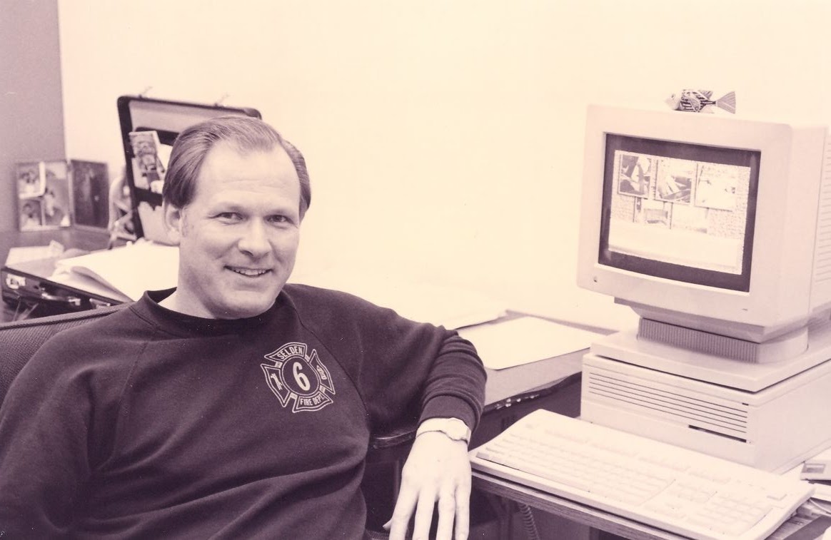 Frank at Desk