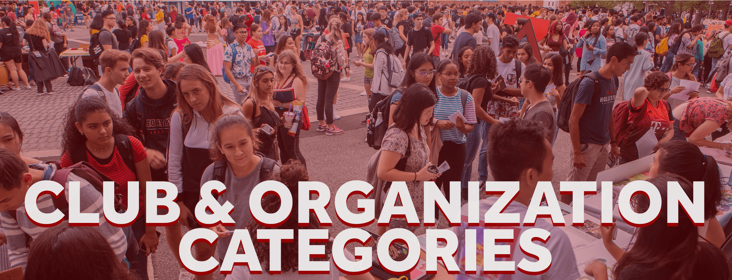 clubs & organization categories