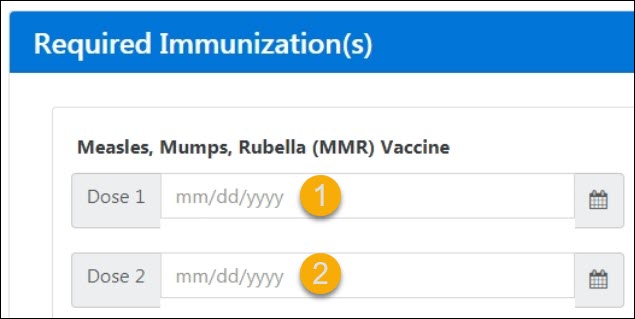 upload immunization forms